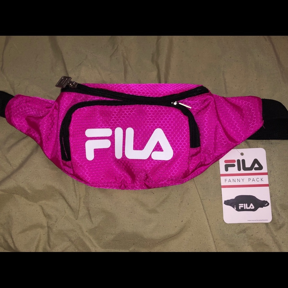 Pink Fila Fanny Pack